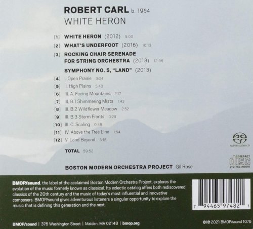 Boston Modern Orchestra Project & Gil Rose - Robert Carl: White Heron (2021) [Hi-Res]