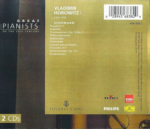 Vladimir Horowitz - Great Pianists of the 20th Century (1998) CD-Rip