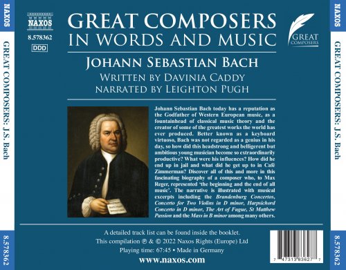 Leighton Pugh - Great Composers in Words & Music: Johann Sebastian Bach (2022)