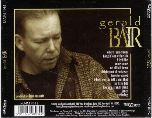 Gerald Bair - We All Fall Down (1998) CD-Rip