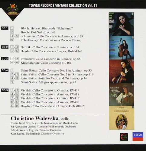 Christine Walevska - Legendary Recordings (2010) [5CD Box Set]