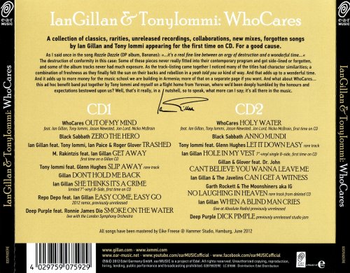 Ian Gillan & Tony Iommi - WhoCares (2012) [2CD]