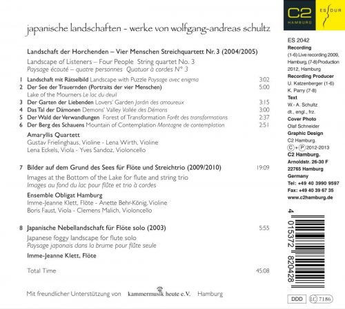 Amaryllis Quartett, Ensemble Obligat Hamburg - Japanische Landschaften - Werke von Wolfgang-Andreas Schultz (2013) [Hi-Res]