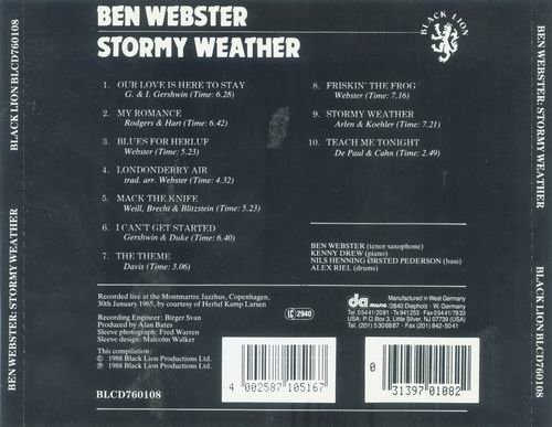 Ben Webster - Stormy Weather (1965) 320 kbps+CD Rip