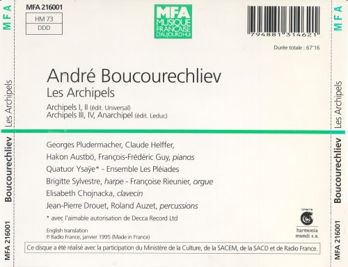 Andre Boucourechliev - Les Archipels (1995) CD-Rip