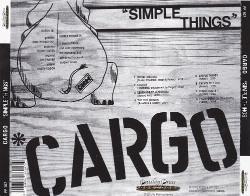 Cargo - Simple Things (Reissue) (1970/2015)