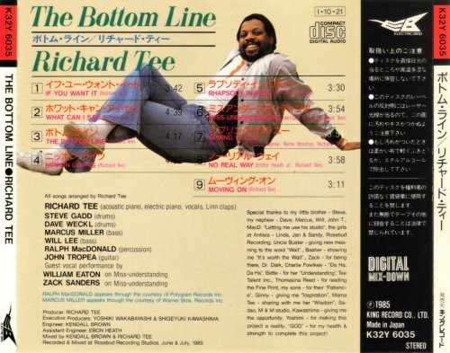 Richard Tee - The Bottom Line (1985)