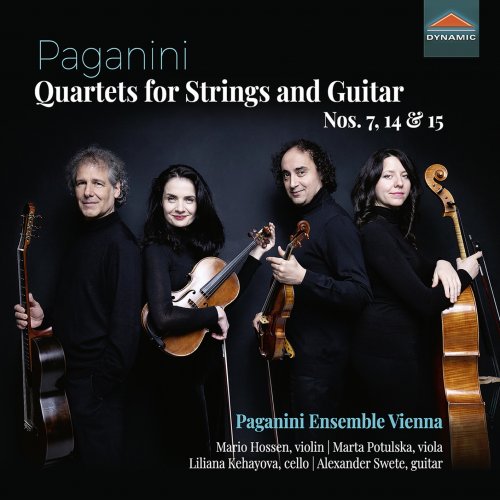 Paganini Ensemble Vienna - Paganini: Quartets for Strings & Guitar Nos. 7, 14 & 15 (2022) [Hi-Res]