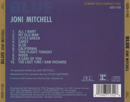 Joni Mitchell - Blue (1971 Remaster) (1995) CD-Rip