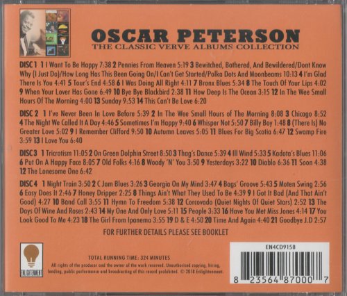 Oscar Peterson - The Classic Verve Albums Collection (2018, 4CD)