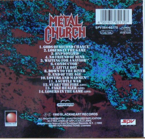 Metal Church - Hanging In The Balance (Limited Edition) (1993) CD-Rip