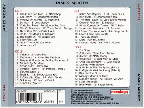 James Moody - Just Moody (Quadromania, 4CD) [2005]