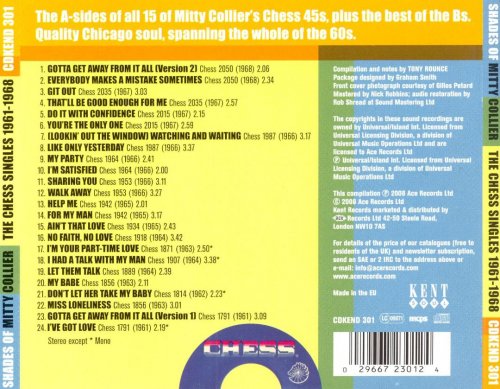 Mitty Collier - The Chess Singles (1961-1968) (2008)
