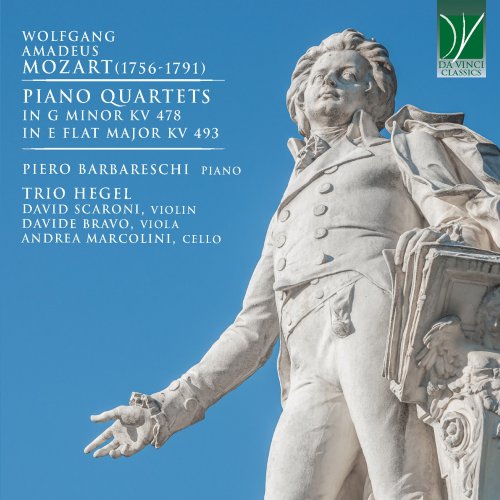 Piero Barbareschi, David Scaroni, Davide Bravo, Andrea Marcolini - Wolfgang Amadeus Mozart: Piano Quartets (In G Minor KV 478, in E-Flat Major KV 493) (2022)
