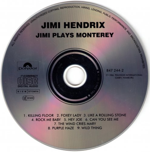 Jimi Hendrix - Jimi Plays Monterey (1993)