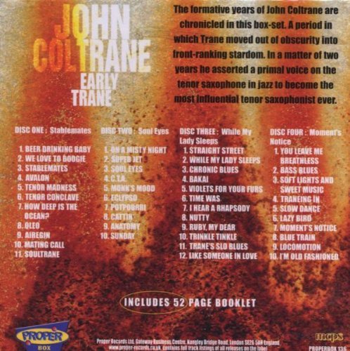 John Coltrane - Early Trane (2008) [4CD Box Set]