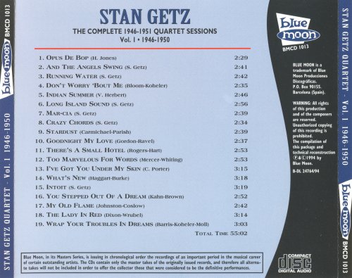 Stan Getz - The Complete 1946-1951 Quartet Sessions Vol.1 (1994)