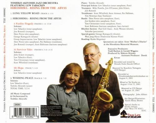 Toshiko Akiyoshi Jazz Orchestra - Hiroshima - Rising From The Abyss (2001)