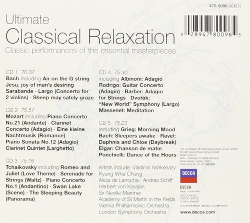 VA - Ultimate Classical Relaxation: The Essential Masterpieces (2008) [5CD Box Set]