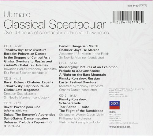 VA - Ultimate Classical Spectacular: The Essential Masterpieces (2009) [5CD Box Set]