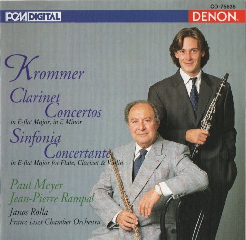 Paul Meyer, Jean-Pierre Rampal - Krommer: Clarinet Concertos, Sinfonia Concertante (1993) CD-Rip