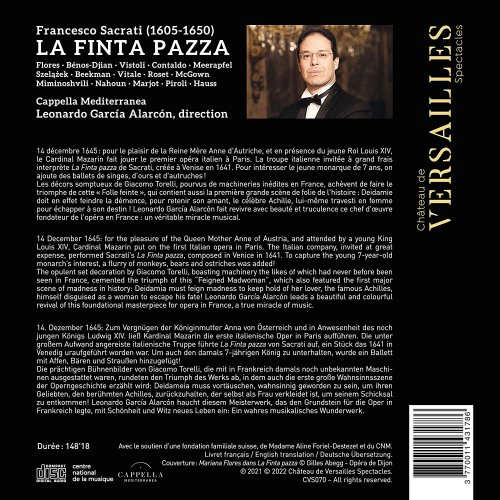 Leonardo García Alarcón, Capella Mediterranea - Sacrati: La Finta Pazza (2022) [Hi-Res]