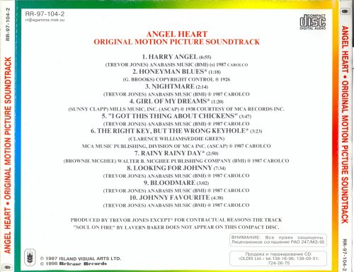 Trevor Jones & VA - Angel Heart (Music from the Original Motion Picture Soundtrack) (1987)