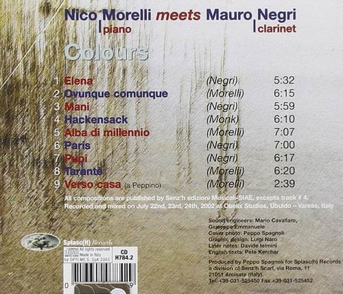 Nico Morelli Meets Mauro Negri - Colours (2002)