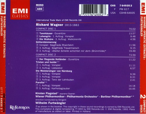 Wilhelm Furtwangler - Furtwangler Conducts Wagner (1993)