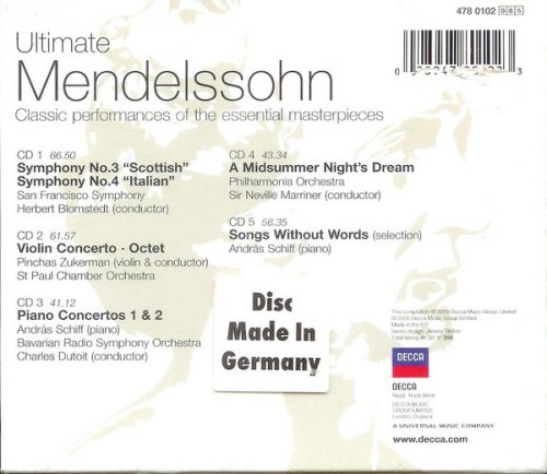 VA - Ultimate Mendelssohn: The Essential Masterpieces (2008) [5CD Box Set]