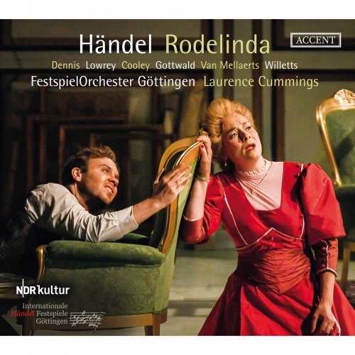 Christopher Lowrey, Anna Dennis, Laurence Cummings, Festspiel Orchester Gottingen - Handel: Rodelinda, regina de' Longobardi, HWV 19 (Live) (2022)