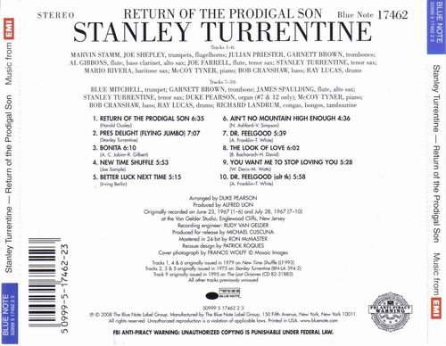 Stanley Turrentine - The Return Of The Prodigal Son (1967) CD Rip