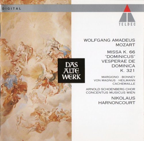 Concentus musicus Wien, Nikolaus Harnoncourt - Mozart: Missa “Dominicus”, Vesperae de Dominica (1994) CD-Rip