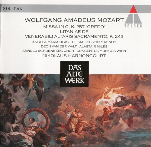 Concentus musicus Wien, Nikolaus Harnoncourt - Mozart: Missa 'Credo', Litaniae de venerabili altaris sacramento (1992) CD-Rip