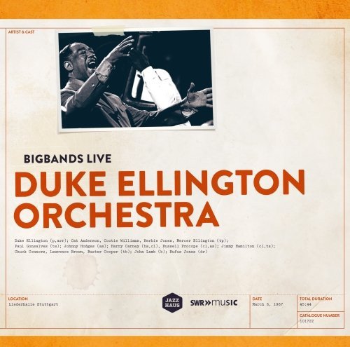 Duke Ellington Orchestra - Liederhalle Stuttgart March 6, 1967 (2013) LP