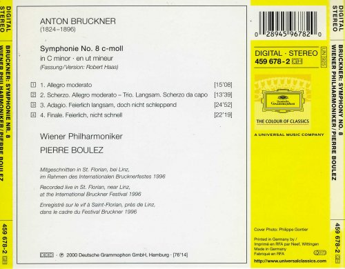 Wiener Philharmoniker, Pierre Boulez - Bruckner: Symphony No.8 in C Minor (2000)