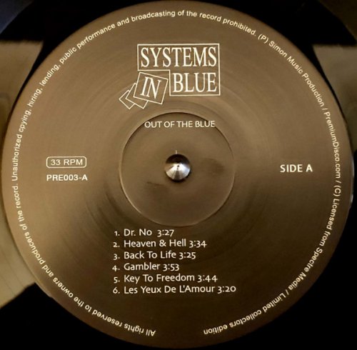 Systems In Blue - Out Of The Blue (2021) LP