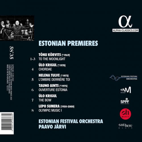Estonian Festival Orchestra & Paavo Järvi - Estonian Premieres (2022) [Hi-Res]