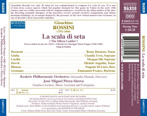 Cracow Philharmonic Orchestra, Emmanuel Franco, Claudia Urru, Michele Angelini - Rossini: La scala di seta (Live) (2022) [Hi-Res]
