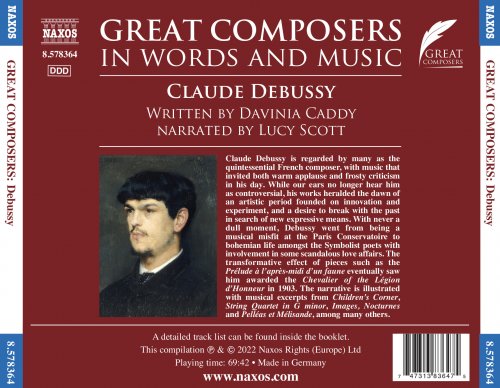 Lucy Scott, Paavali Jumppanen, Klára Körmendi - Great Composers in Words & Music: Claude Debussy (2022)