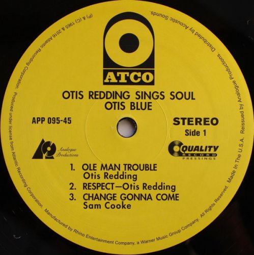 Otis Redding - Otis Blue / Otis Redding Sings Soul (2016) LP