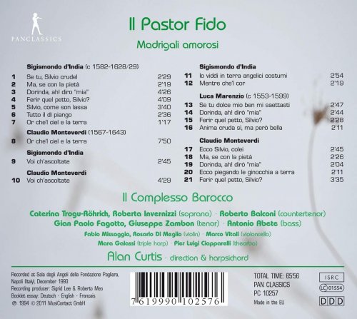 Il Complesso Barocco, Alan Curtis - Madrigali amorosi (Il Pastor Fido) (1994)