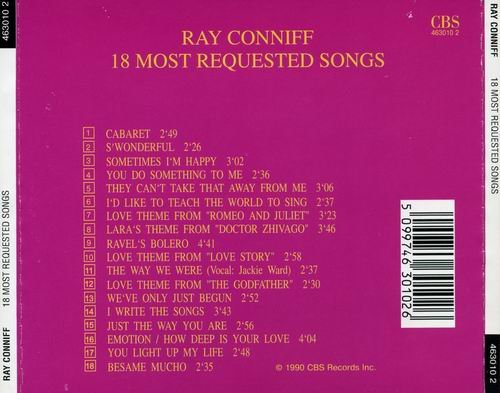 Ray Conniff - 18 Most Requested Songs (1990)