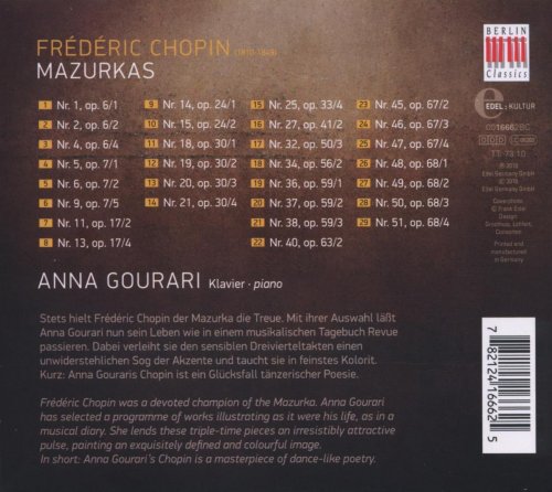 Anna Gourari - The Mazurka Diary (2010)