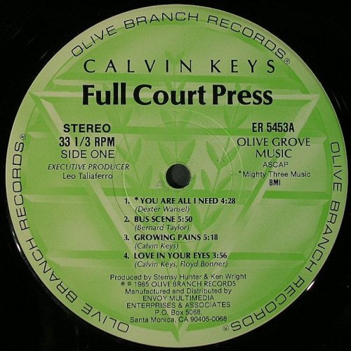 Calvin Keys - Full Court Press (1985) LP