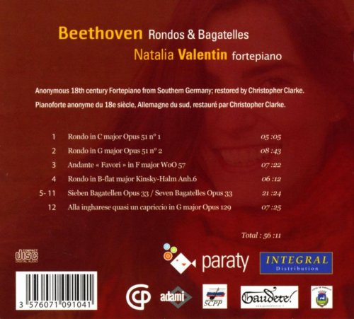 Natalia Valentin - Beethoven: Rondos & Bagatelles (2009)