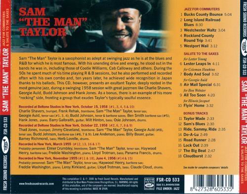 Sam ''The Man'' Taylor - Jazz For Commuters & Salute To The Saxes (2007)