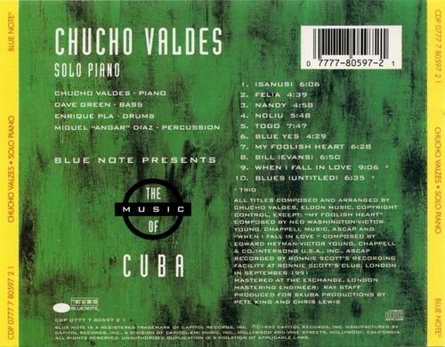Chucho Valdes - Solo Piano (1993)