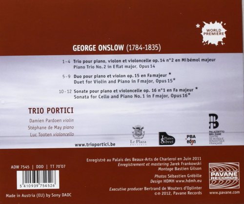 Trio Portici - George Onslow: Chamber Music (2012)