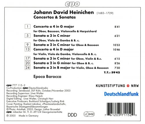 Epoca Barocca, Alessandro Pique - Heinichen: Concertos & Sonatas (2005)